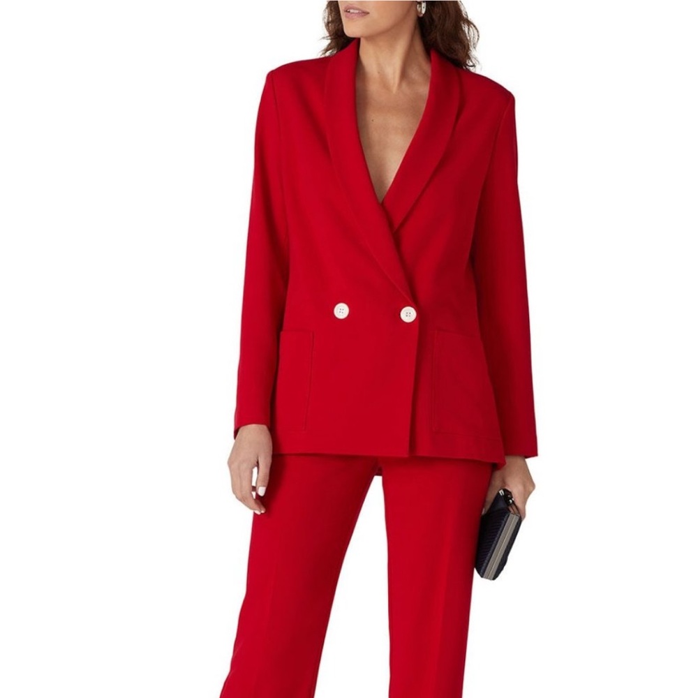 Black Halo Bjorn Red Blazer